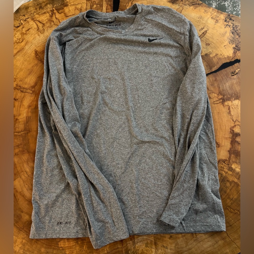 Nike Dri-Fit Gray Long Sleeve